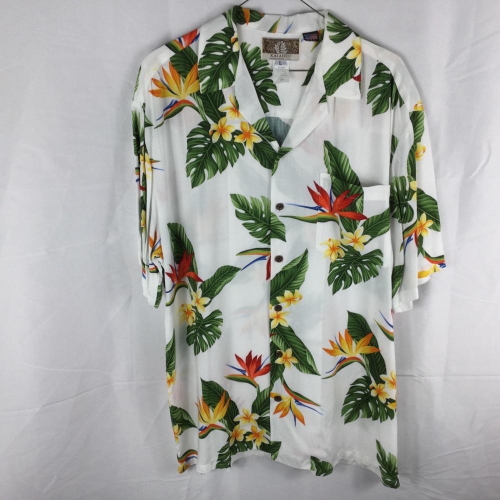 Kalaheo Vintage Hawaiian Aloha Men’s Large Shirt